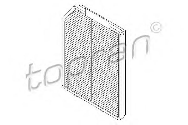 Фильтр салона TOPRAN 700 258