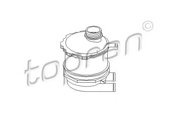 Расширительный бачок TOPRAN 700 430