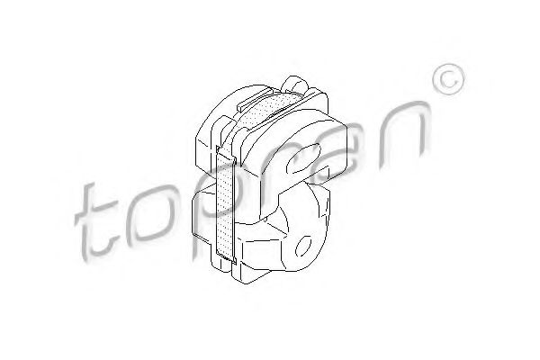 Кронштейн глушителя TOPRAN 721 948