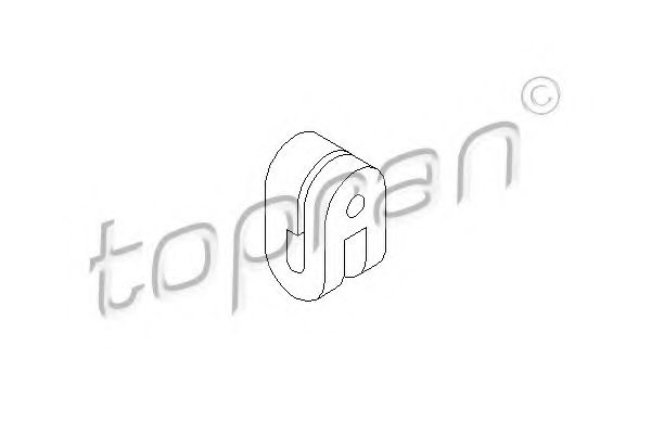 Кронштейн глушителя TOPRAN 721 950
