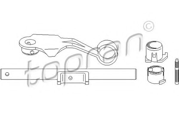 Вилка сцепления TOPRAN 722 140