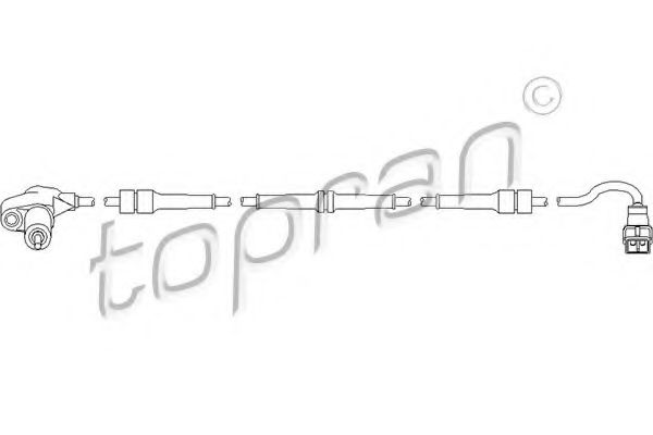 Датчик АБС TOPRAN 721 601