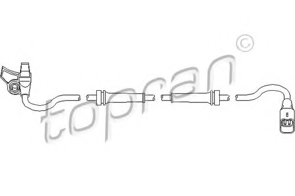 Датчик АБС TOPRAN 721 618