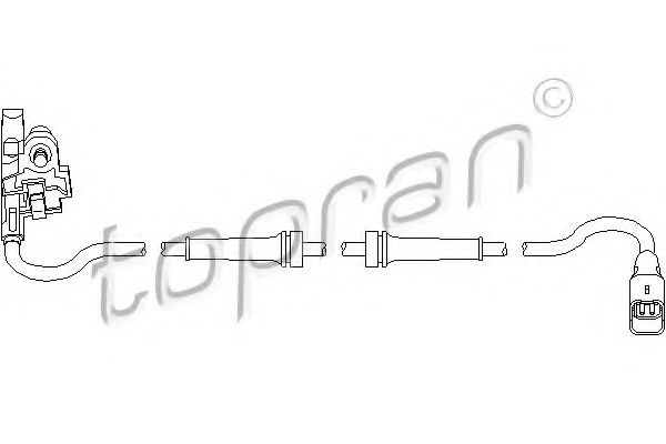 Датчик АБС TOPRAN 721 610