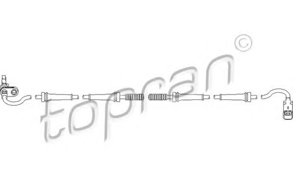 Датчик АБС TOPRAN 722 099