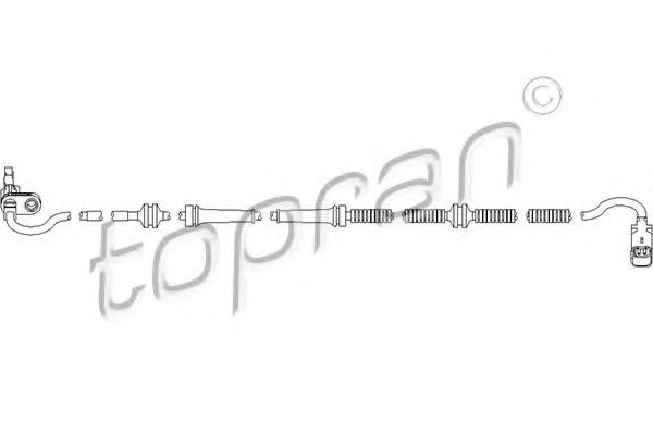 Датчик АБС TOPRAN 722 100
