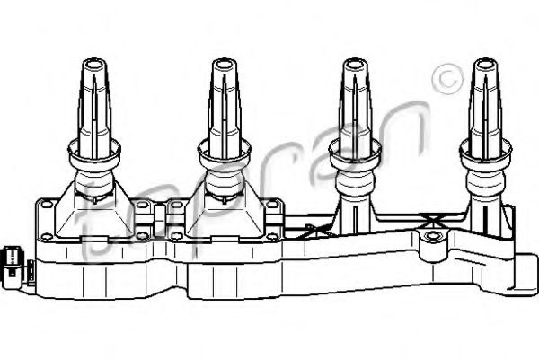 Коммутатор системы зажигания TOPRAN 721 906