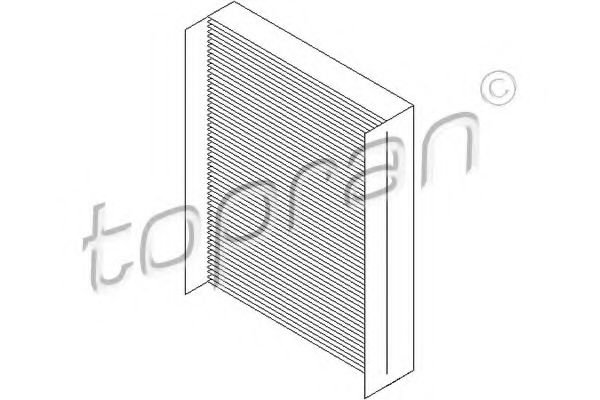 Фильтр салона TOPRAN 722 555