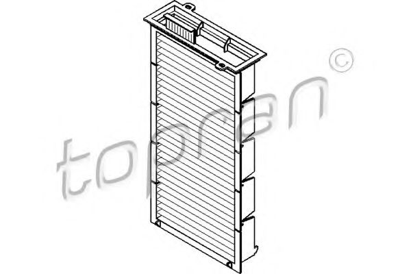 Фильтр салона TOPRAN 720 323