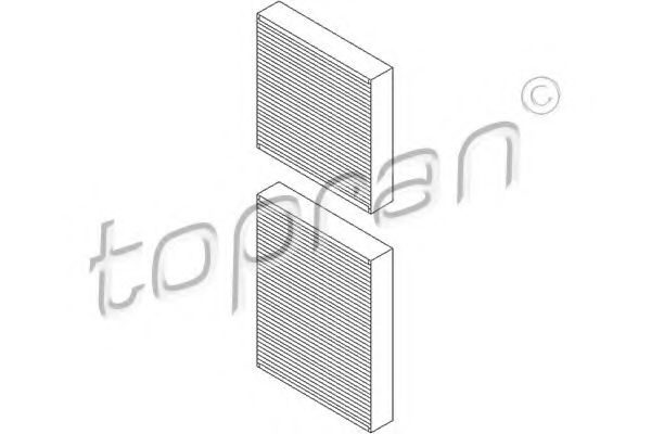 Фильтр салона TOPRAN 720 336