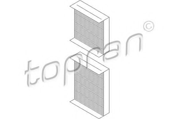 Фильтр салона TOPRAN 720 337