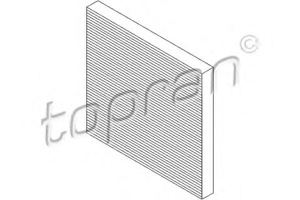 Фильтр салона TOPRAN 720 338