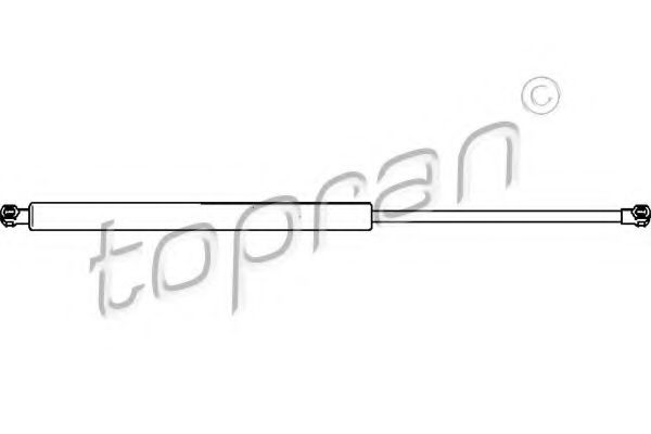 Амортизатор багажника TOPRAN 721 290