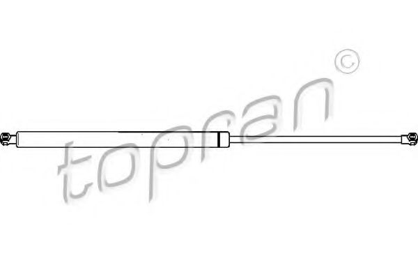 Амортизатор багажника TOPRAN 721 293