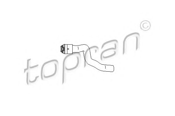 Патрубок радиатора TOPRAN 207 682