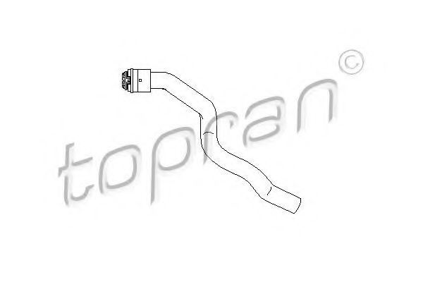Патрубок радиатора TOPRAN 207 684