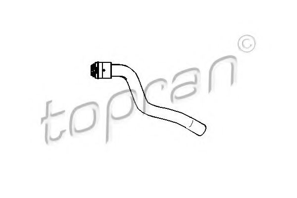 Патрубок радиатора TOPRAN 207 685