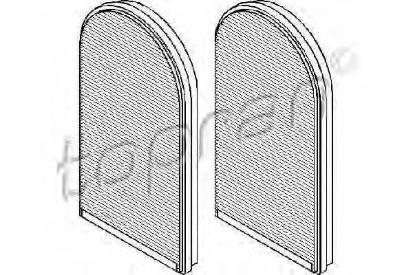 Фильтр салона TOPRAN 500 223