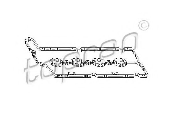 Прокладка клапанной крышки TOPRAN 207 621
