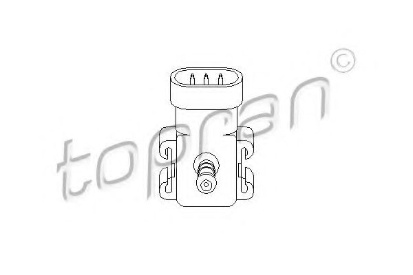 Датчик давления наддува TOPRAN 207 831