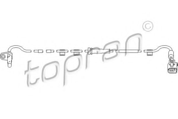 Датчик АБС TOPRAN 303 960