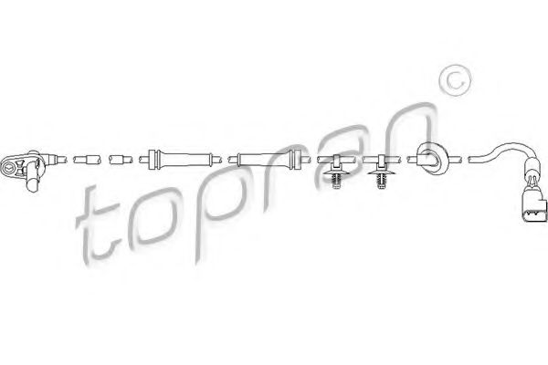 Датчик АБС TOPRAN 303 951