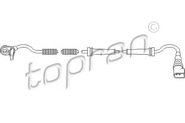 Датчик АБС TOPRAN 303 948