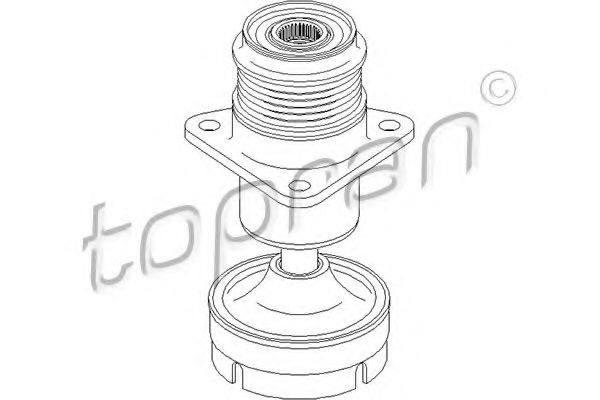 Муфта генератора TOPRAN 304 095
