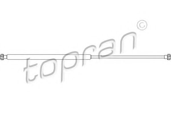 Амортизатор багажника TOPRAN 501 807