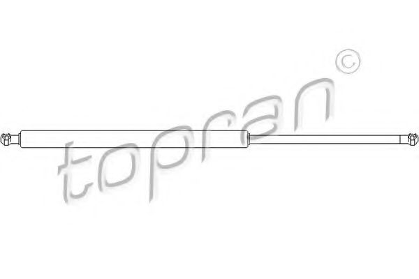 Амортизатор багажника TOPRAN 501 816