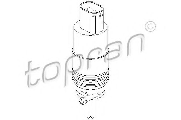 Насос омывателя TOPRAN 501 800