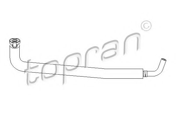 Шланг вентиляции картера TOPRAN 501 784