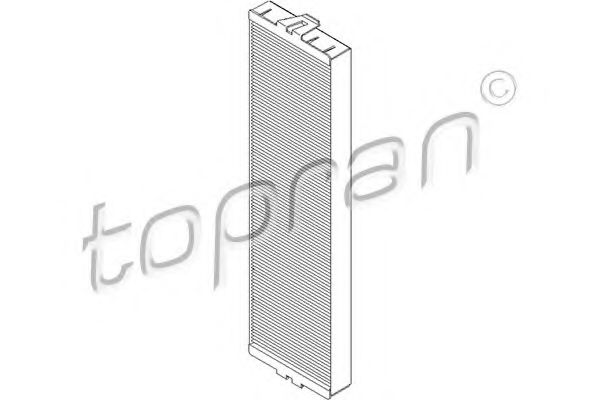 Фильтр салона TOPRAN 722 723