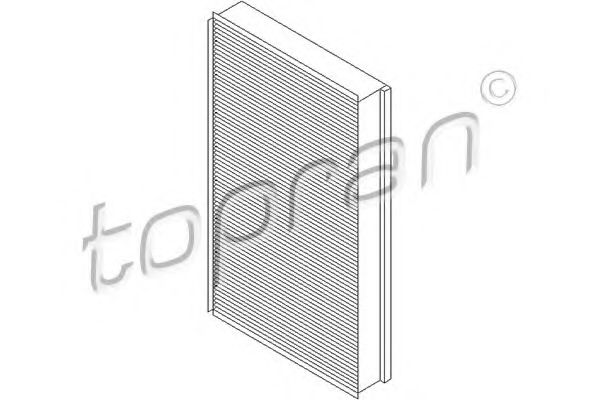 Фильтр салона TOPRAN 407 736