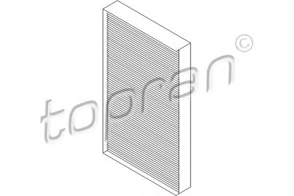 Фильтр салона TOPRAN 407 735
