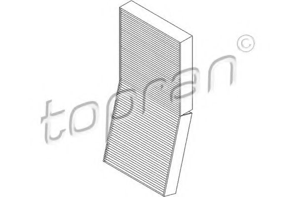 Фильтр салона TOPRAN 407 737