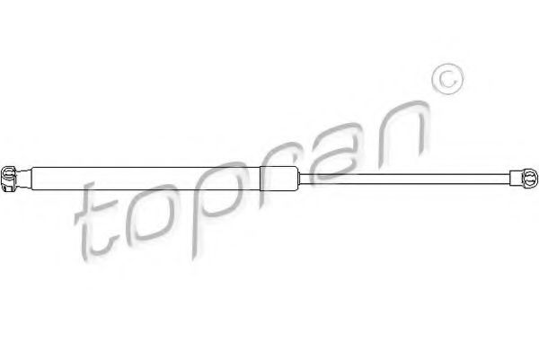 Амортизатор багажника TOPRAN 407 812