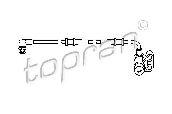Датчик АБС TOPRAN 407 757