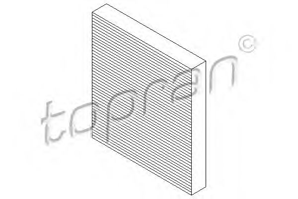 Фильтр салона TOPRAN 722 557