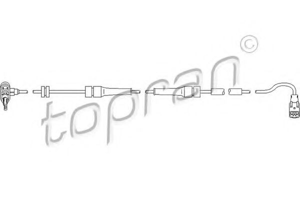Датчик АБС TOPRAN 722 806