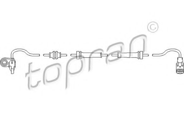 Датчик АБС TOPRAN 722 810