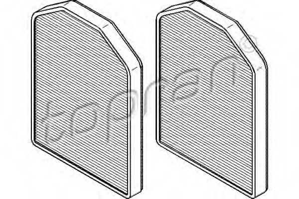 Фильтр салона TOPRAN 113 278