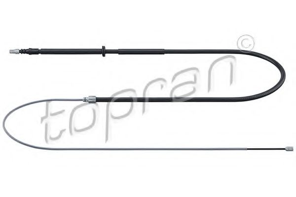 Трос ручного тормоза TOPRAN 701 508