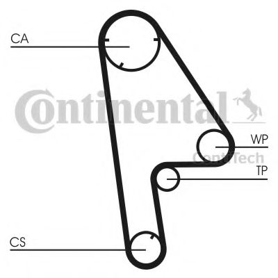 Ремень ГРМ CONTITECH CT763