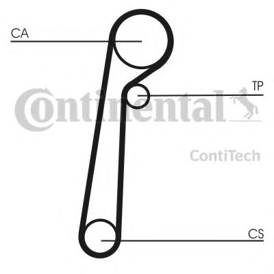 Ремень ГРМ CONTITECH CT1156 Ремень ГРМ CONTITECH CT1156
