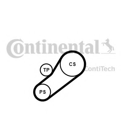 Комплект ролика ремня генератора CONTITECH 4PK735K1