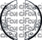 Тормозные колодки барабанные CIFAM 153-505