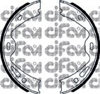 Тормозные колодки барабанные CIFAM 153-512