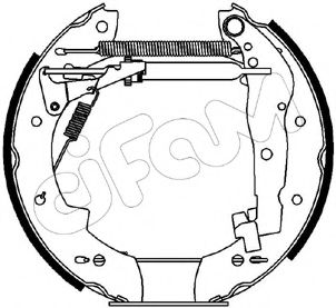 Тормозные колодки барабанные CIFAM 151-087