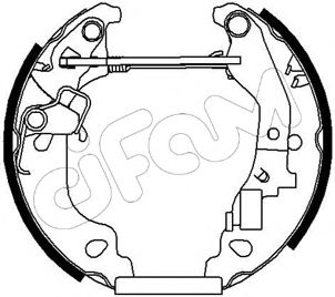 Тормозные колодки барабанные CIFAM 151-146